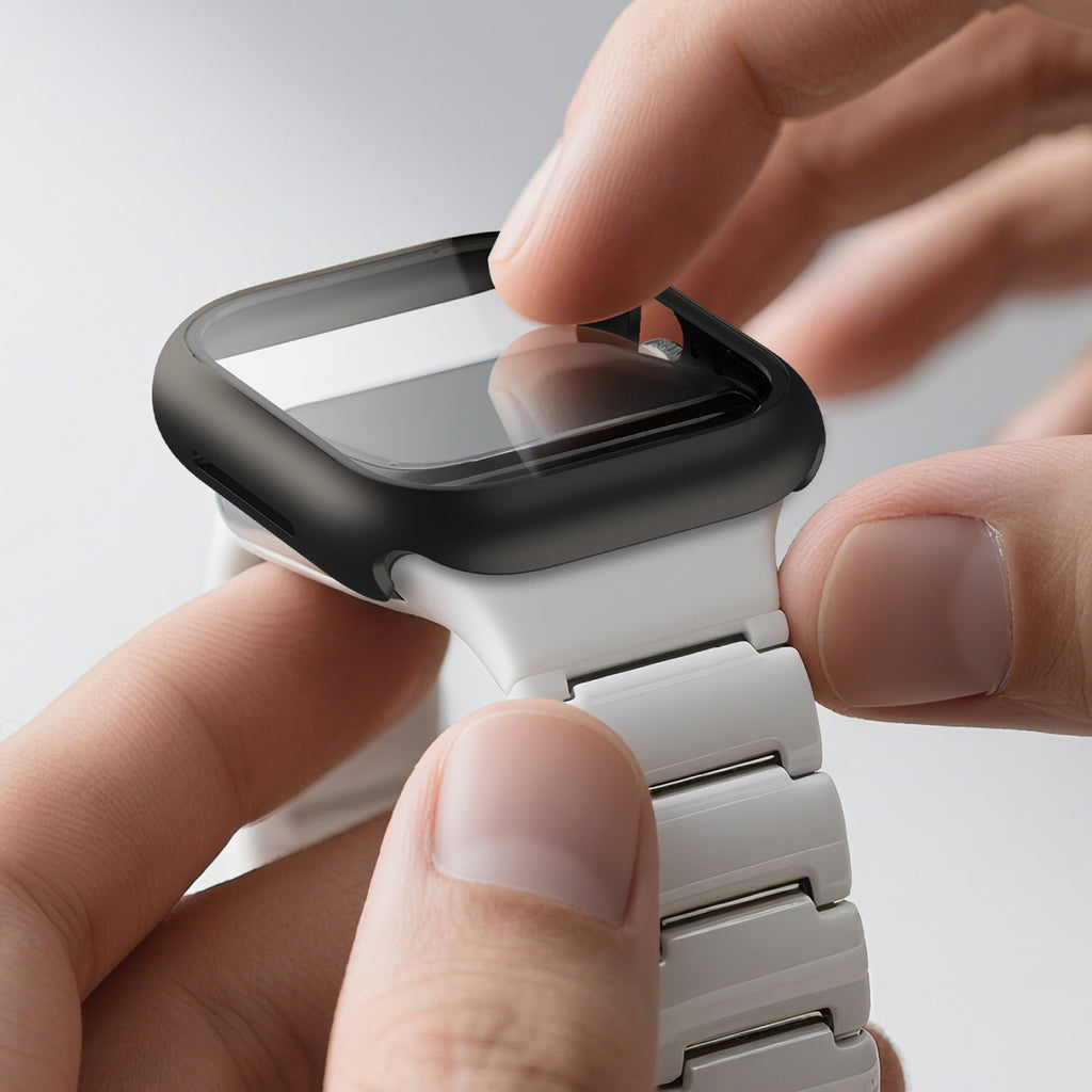 AmazingThing Radix FullGuard stiklas Apple Watch 42 mm juodas