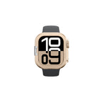 AmazingThing Titan Pro metalinis dėklas Apple Watch 11 46mm, aliuminis - auksinis -- Apple Watch 11
