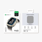 AmazingThing Titan Pro metalinis dėklas Apple Watch 11 46mm, aliuminis - titano spalvos -- Apple Watch 11