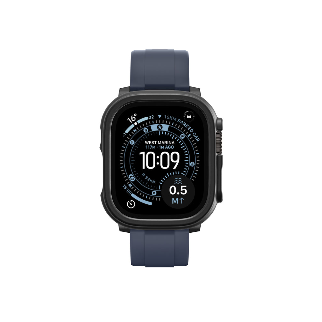 AmazingThing Minimal dėklas Apple Watch Ultra 3 49 mm – juodas -- Apple Watch Ultra 3 (49 mm)