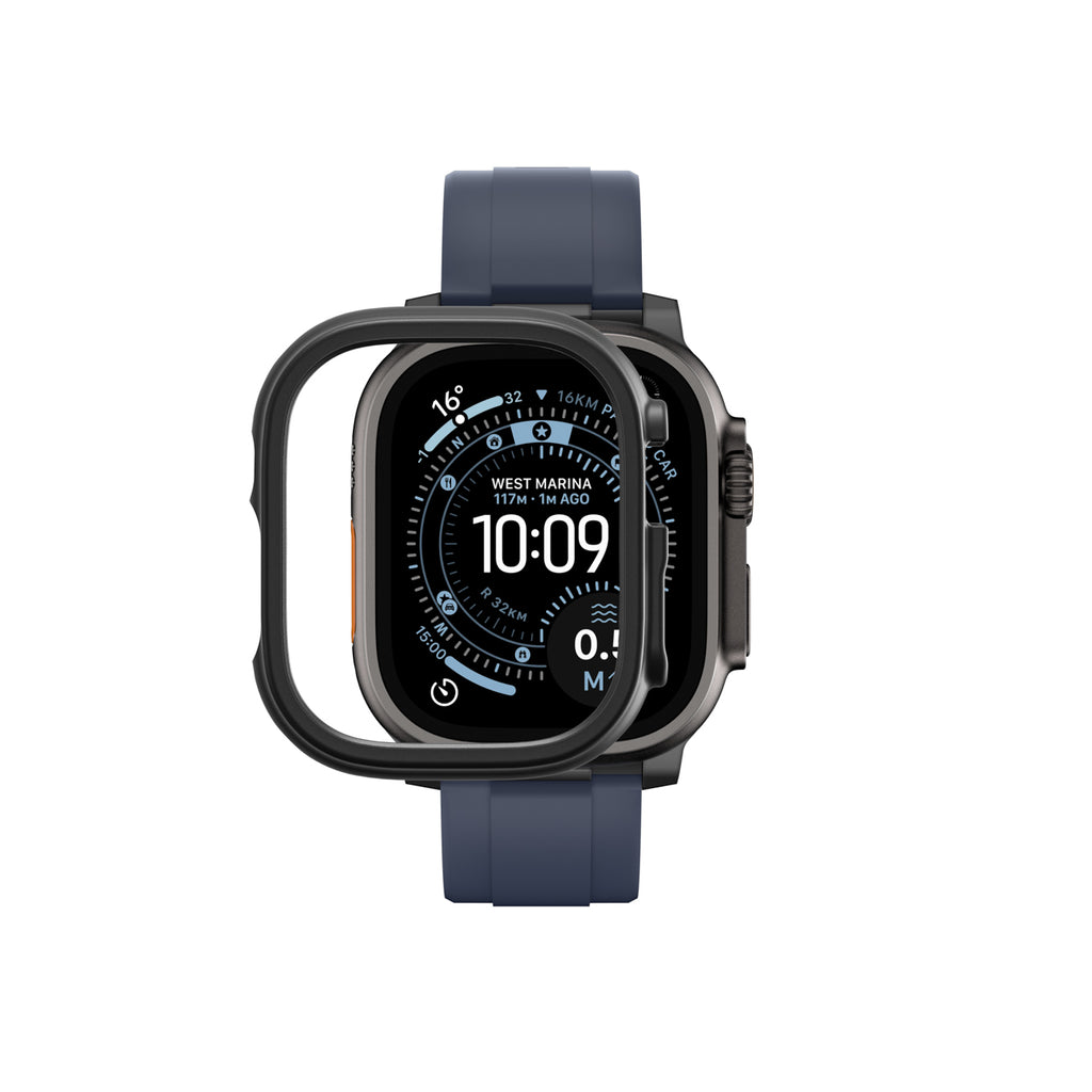 AmazingThing Minimal dėklas Apple Watch Ultra 3 49 mm – juodas -- Apple Watch Ultra 3 (49 mm)
