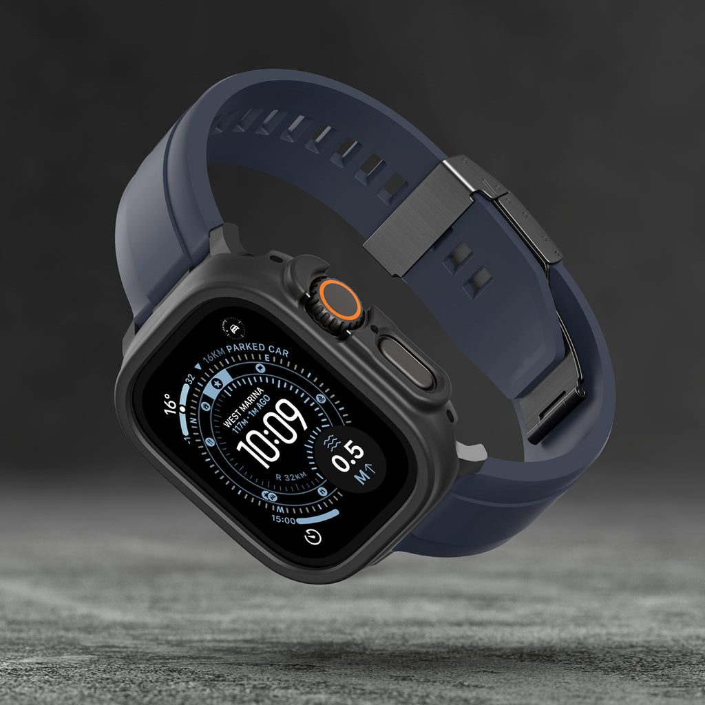 AmazingThing Minimal dėklas Apple Watch Ultra 3 49 mm – juodas -- Apple Watch Ultra 3 (49 mm)