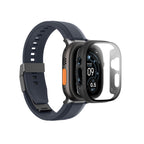 AmazingThing Radix FullGuard stiklas su dėklu Apple Watch Ultra 3 49 mm – juodas