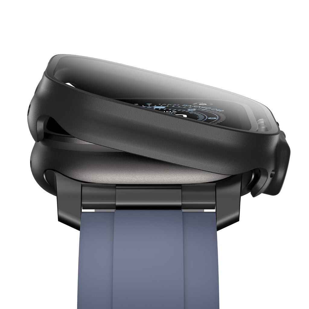 AmazingThing Radix FullGuard stiklas su dėklu Apple Watch Ultra 3 49 mm – juodas