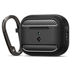 Spigen Rugged Armor dėklas AirPods 3 – juodas