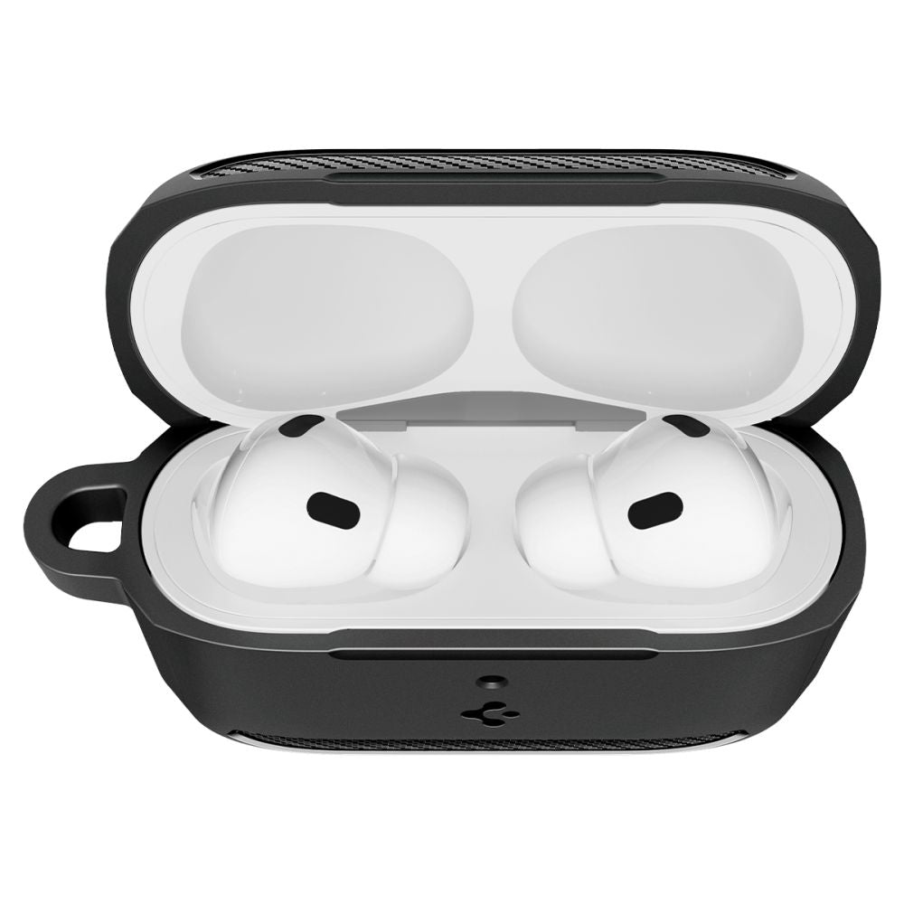 Spigen Rugged Armor dėklas AirPods 3 – juodas