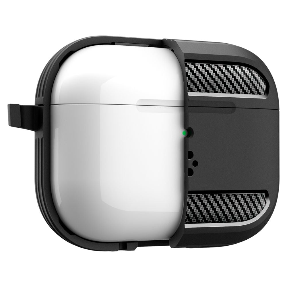 Spigen Rugged Armor dėklas AirPods 3 – juodas