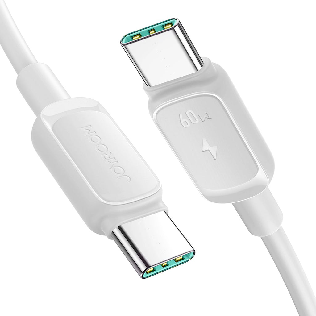 Joyroom Laidas S-A14 USB-C - USB-C 60W 1.2m baltas