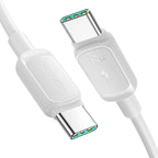 Joyroom Laidas S-A14 USB-C - USB-C 60W 1.2m baltas