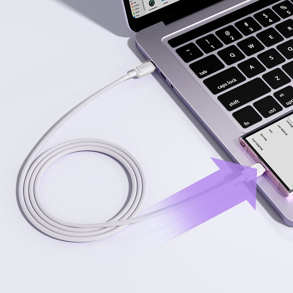 Joyroom Laidas S-A14 USB-C - USB-C 60W 1.2m baltas