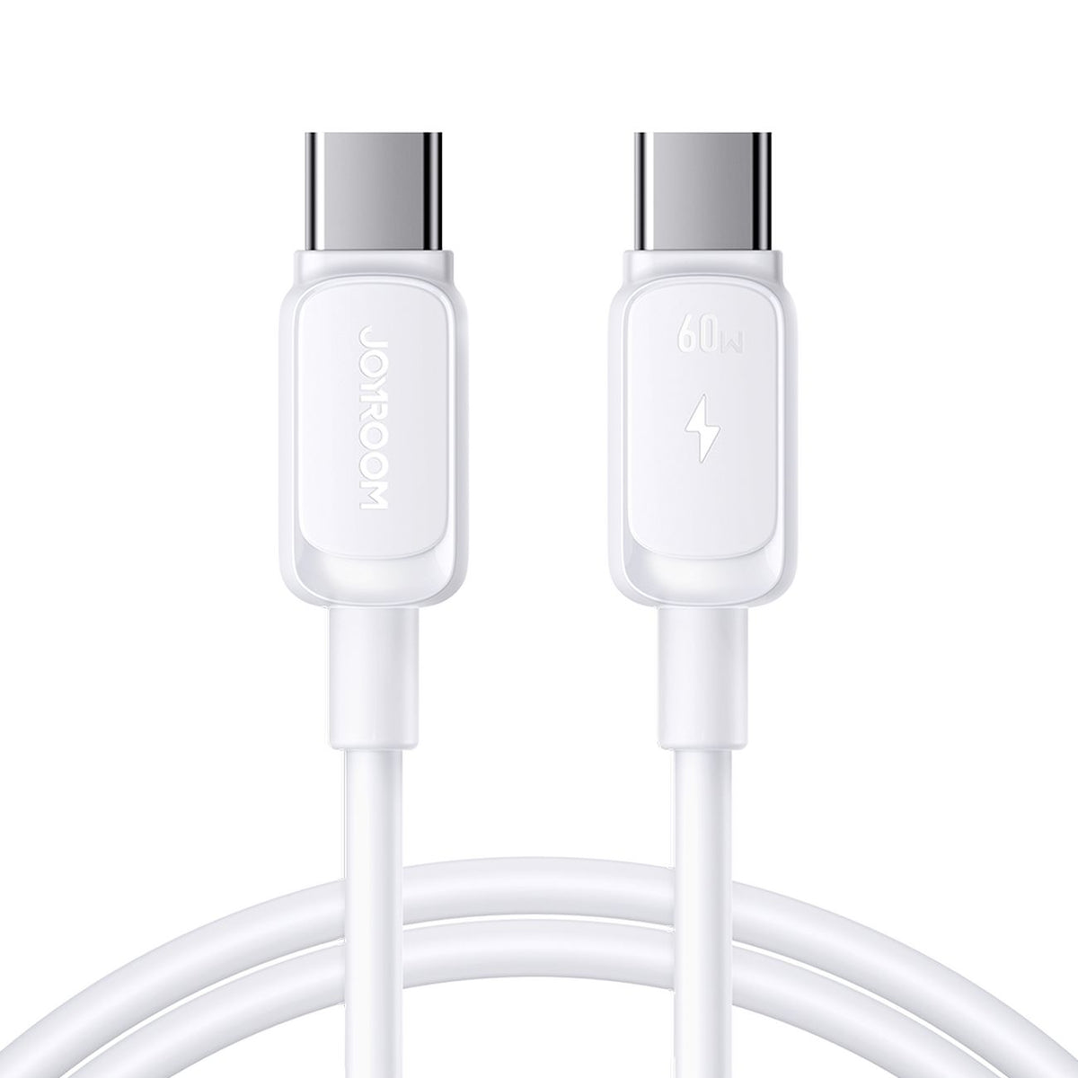 Joyroom Laidas S-A14 USB-C - USB-C 60W 1.2m baltas