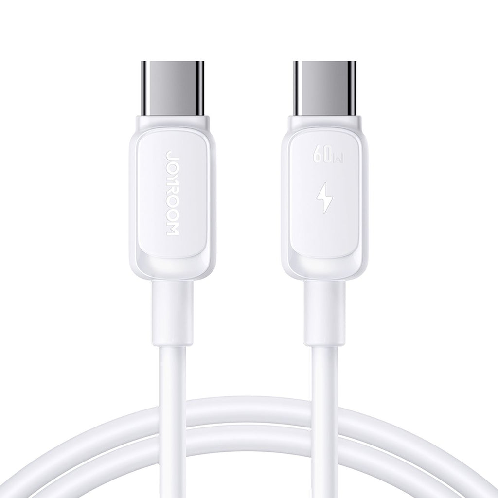 Joyroom Laidas S-A14 USB-C - USB-C 60W 1.2m baltas