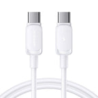 Joyroom Laidas S-A14 USB-C - USB-C 60W 1.2m baltas