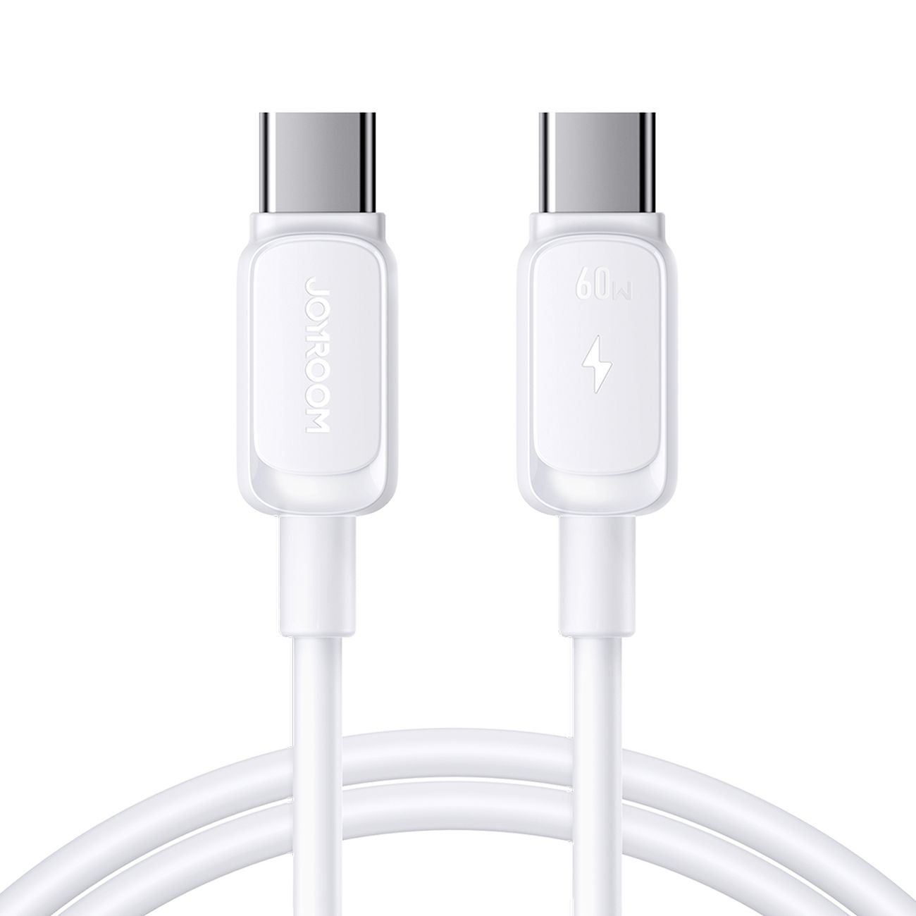 Joyroom Laidas S-A14 USB-C - USB-C 60W 1.2m baltas