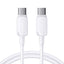 Joyroom Laidas S-A14 USB-C - USB-C 60W 1.2m baltas