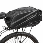 Wozinsky Dviračio bagažo krepšys su ilgu dirželiu ir išplečiamomis šoninėmis kišenėmis - juodas -- Bicycle Bags