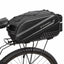 Wozinsky Dviračio bagažo krepšys su ilgu dirželiu ir išplečiamomis šoninėmis kišenėmis - juodas -- Bicycle Bags
