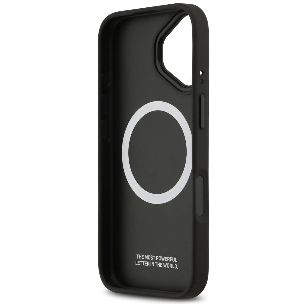 BMW M anglies linija ir logotipas MagSafe Dėklas, skirtas iPhone 17 - Red