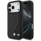 BMW M anglies linija ir logotipas MagSafe Dėklas, skirtas iPhone 17 Pro - Red