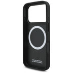 BMW M anglies linija ir logotipas MagSafe Dėklas, skirtas iPhone 17 Pro - Red