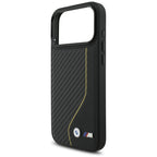 BMW M anglies linija ir logotipas MagSafe Dėklas, skirtas iPhone 17 Pro Max - Yellow