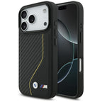 BMW M anglies linija ir logotipas MagSafe Dėklas, skirtas iPhone 17 Pro - Yellow