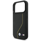 BMW M anglies linija ir logotipas MagSafe Dėklas, skirtas iPhone 17 Pro - Yellow