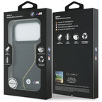 BMW M anglies linija ir logotipas MagSafe Dėklas, skirtas iPhone 17 Pro - Yellow