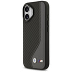 BMW M anglies logotipas MagSafe Dėklas, skirtas iPhone 17 - Black and Gray