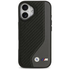 BMW M anglies logotipas MagSafe Dėklas, skirtas iPhone 17 - Black and Gray