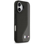 BMW M anglies logotipas MagSafe Dėklas, skirtas iPhone 17 - Black and Gray