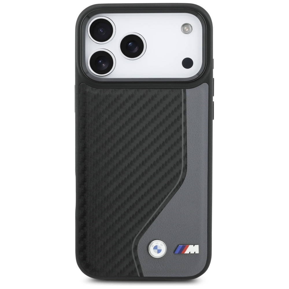 BMW M anglies logotipas MagSafe dėklas, skirtas iPhone 17 Pro Max - graphite