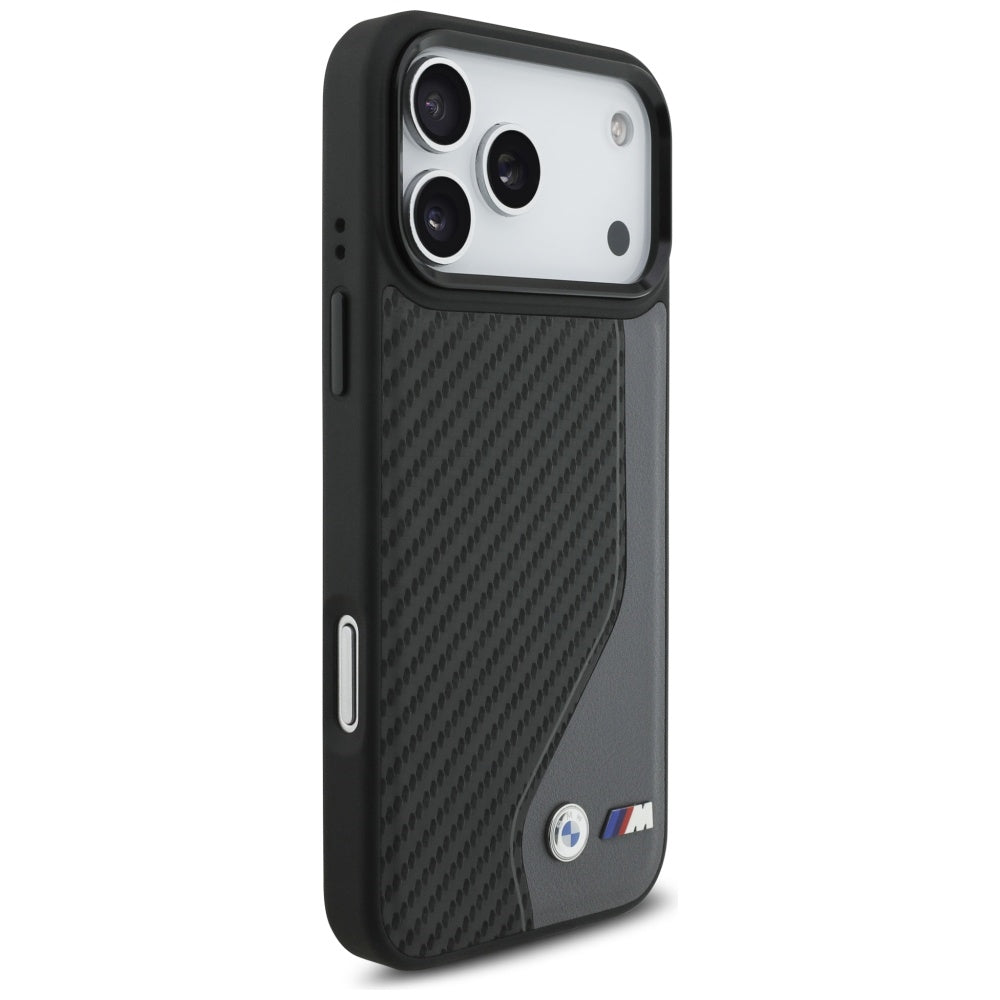 BMW M anglies logotipas MagSafe dėklas, skirtas iPhone 17 Pro Max - graphite