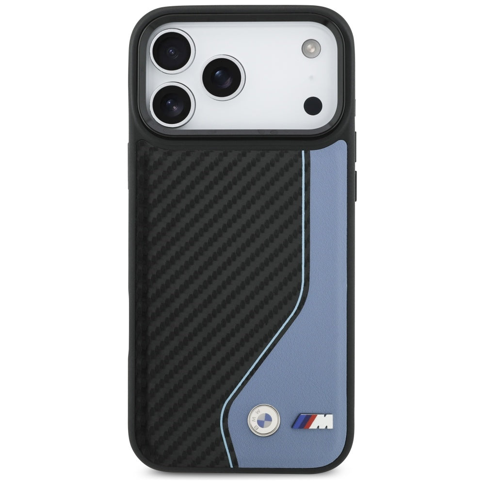 BMW M anglies logotipas MagSafe Dėklas, skirtas iPhone 17 Pro Max - Blue