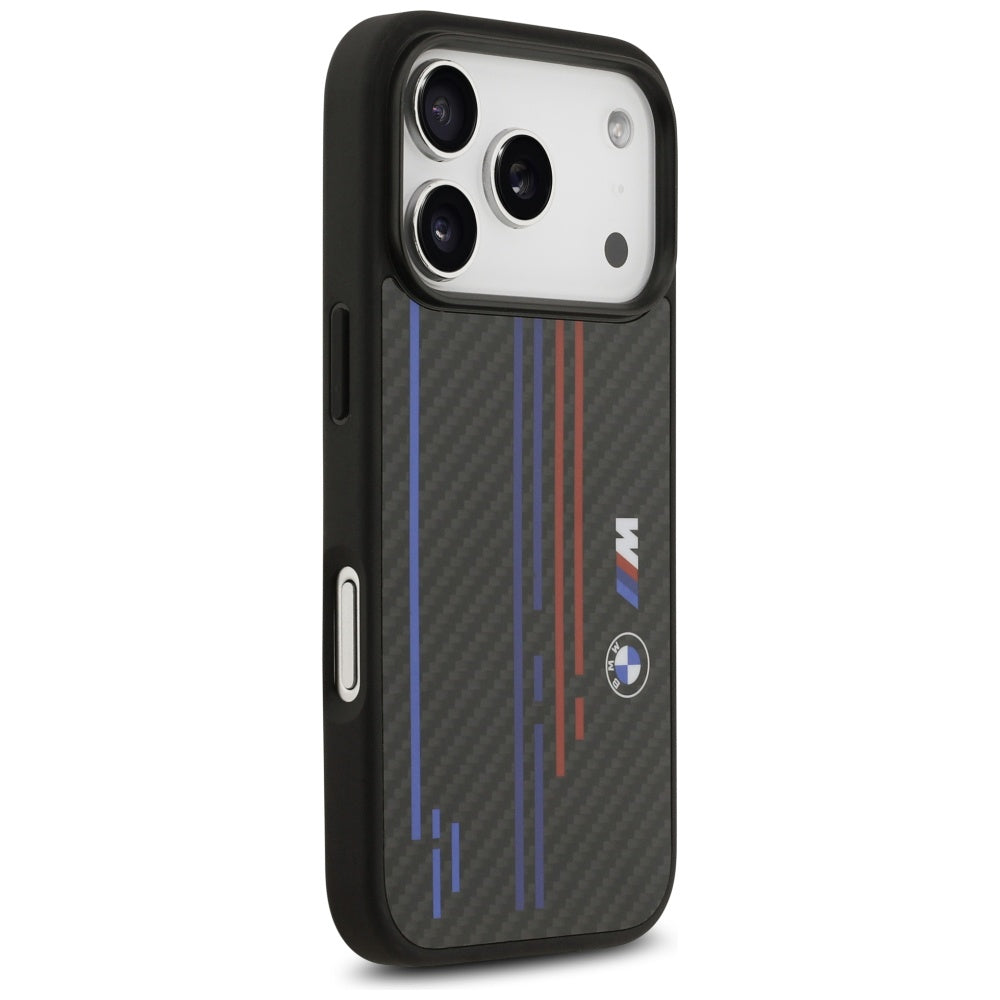 BMW M Kevlar MagSafe dėklas iPhone 17 Pro – juodas
