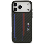 BMW M Kevlar MagSafe dėklas iPhone 17 Pro Max – juodas