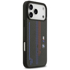 BMW M Kevlar MagSafe dėklas iPhone 17 Pro Max – juodas