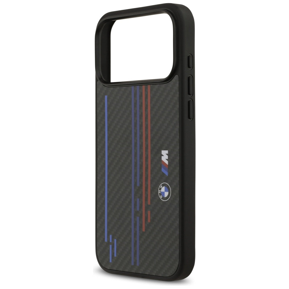 BMW M Kevlar MagSafe dėklas iPhone 17 Pro Max – juodas