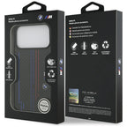 BMW M Kevlar MagSafe dėklas iPhone 17 Pro Max – juodas