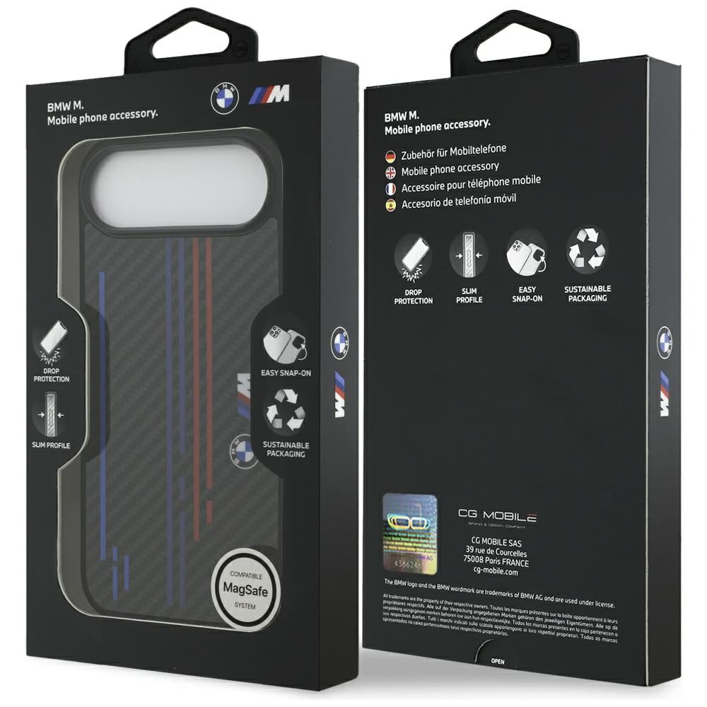 BMW M Kevlar Lines & Logo MagSafe dėklas iPhone Air – juodas