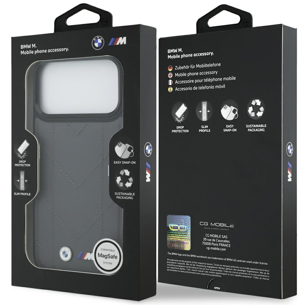 BMW MagSafe dėklas iPhone 17 Pro Max – grafitinis