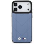 BMW M Quilted MagSafe dėklas iPhone 17 Pro Max – mėlynas
