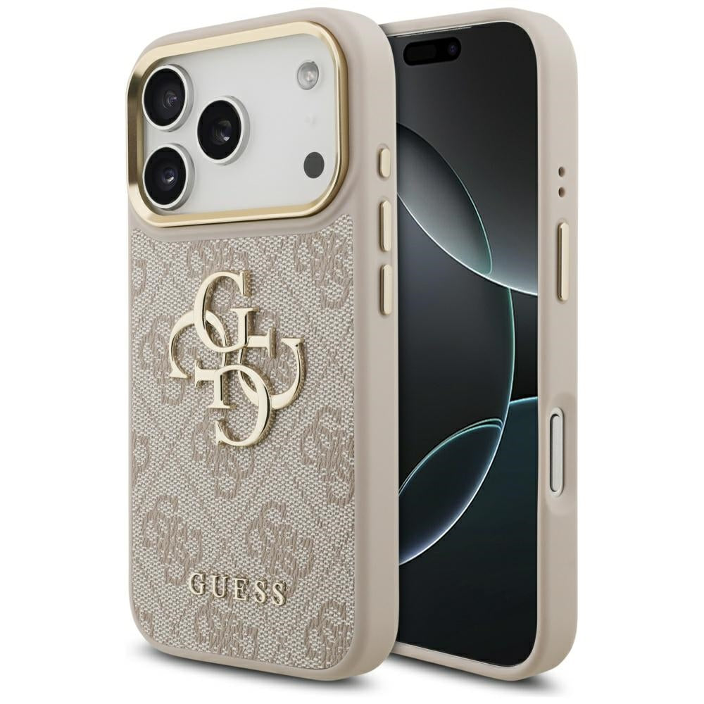 Guess 4G Big 4G Classic Logo dėklas iPhone 17 Pro - Rožinis auksas -- iPhone 17 Pro