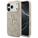 Guess 4G Big 4G Classic Logo dėklas iPhone 17 Pro - Rožinis auksas -- iPhone 17 Pro