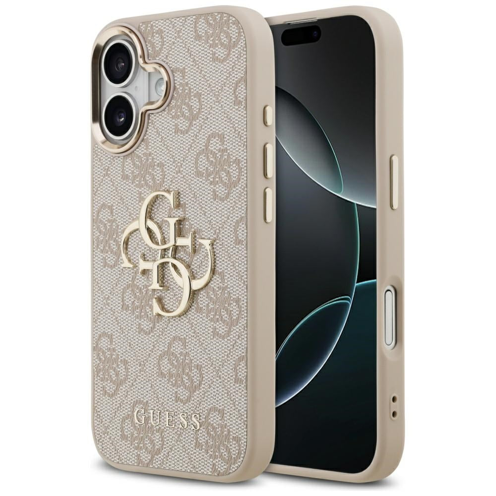 Guess 4G Big 4G Classic Logo dėklas iPhone 17 - Rožinis auksas -- iPhone 17