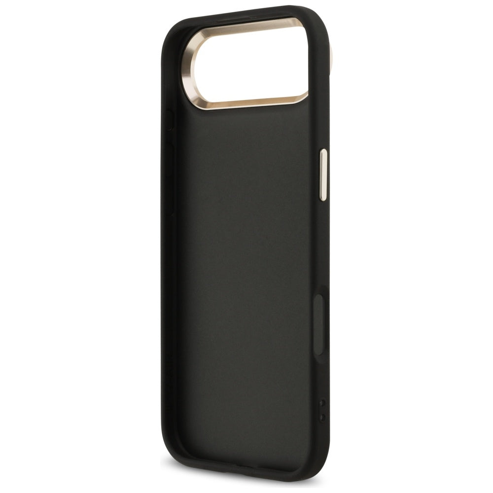 Guess 4G Didelis 4G Klasikinis logotipo dėklas, skirtas iPhone Air - Black and Gold