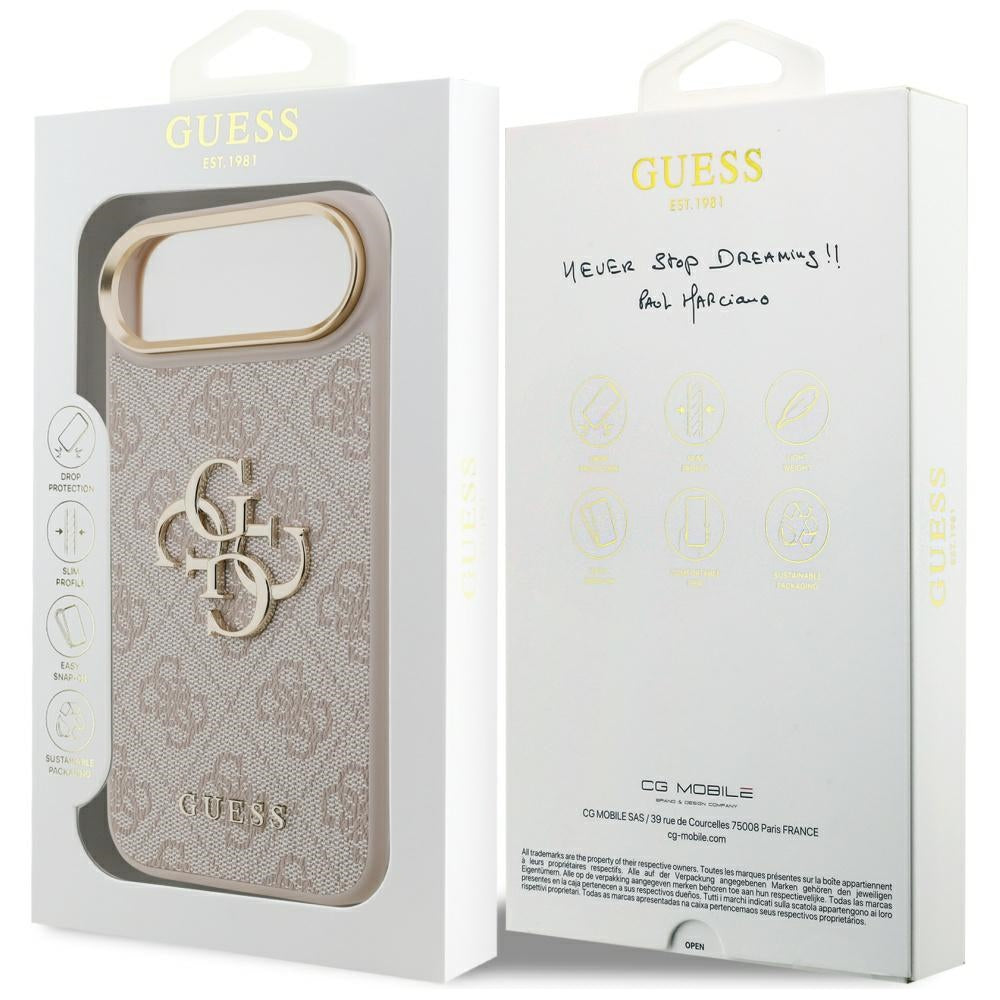 Guess 4G Didelis 4G Klasikinis logotipas iPhone Air Case - Rose Gold -- Cell phone cases and covers