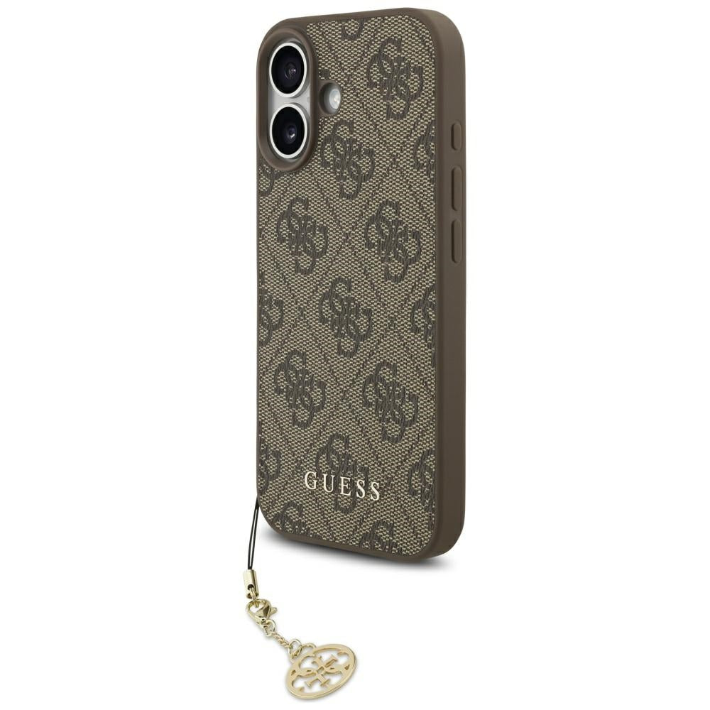 Guess MagSafe dėklas iPhone 17 – rudas
