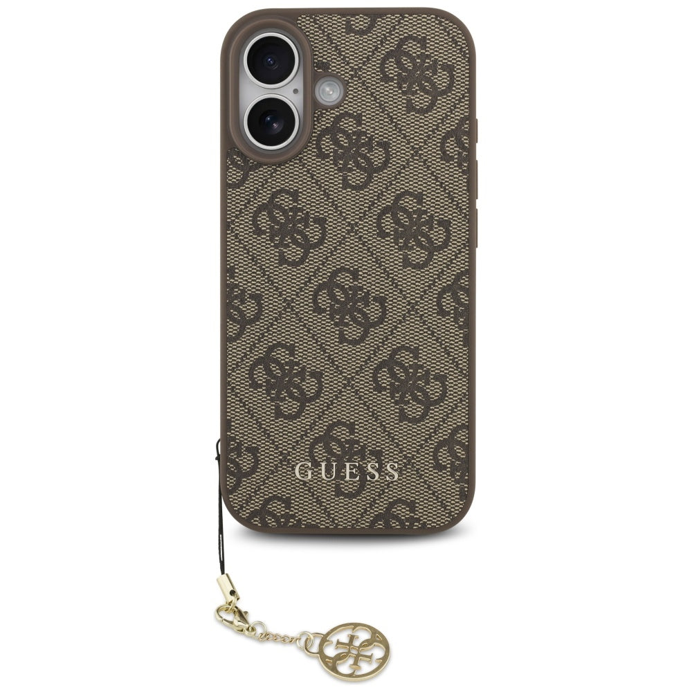 Guess MagSafe dėklas iPhone 17 – rudas