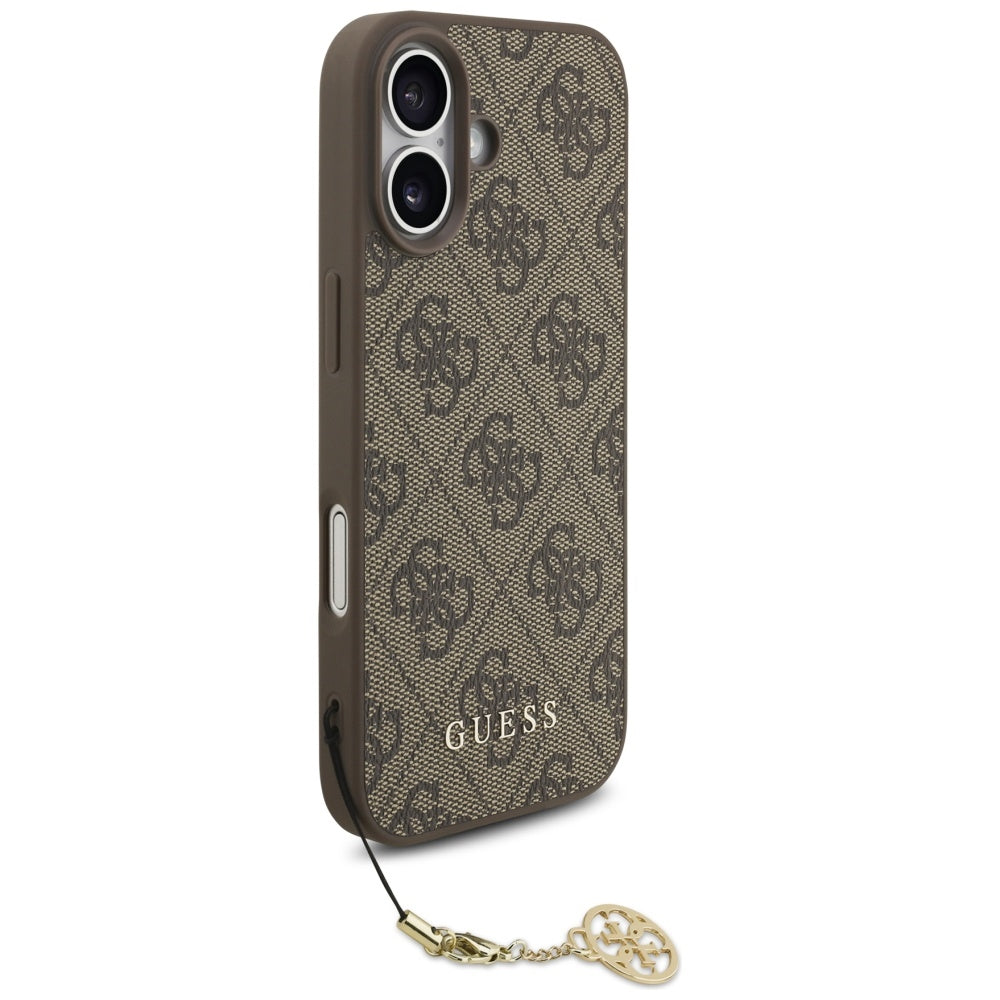 Guess MagSafe dėklas iPhone 17 – rudas